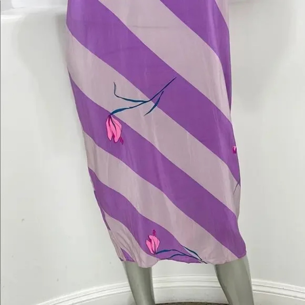 Valentino Vintage Silk Sheath Dress size 8 - Picture 3 of 10